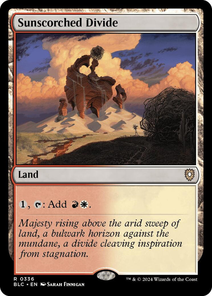Sunscorched Divide [Bloomburrow Commander] Magic: The Gathering