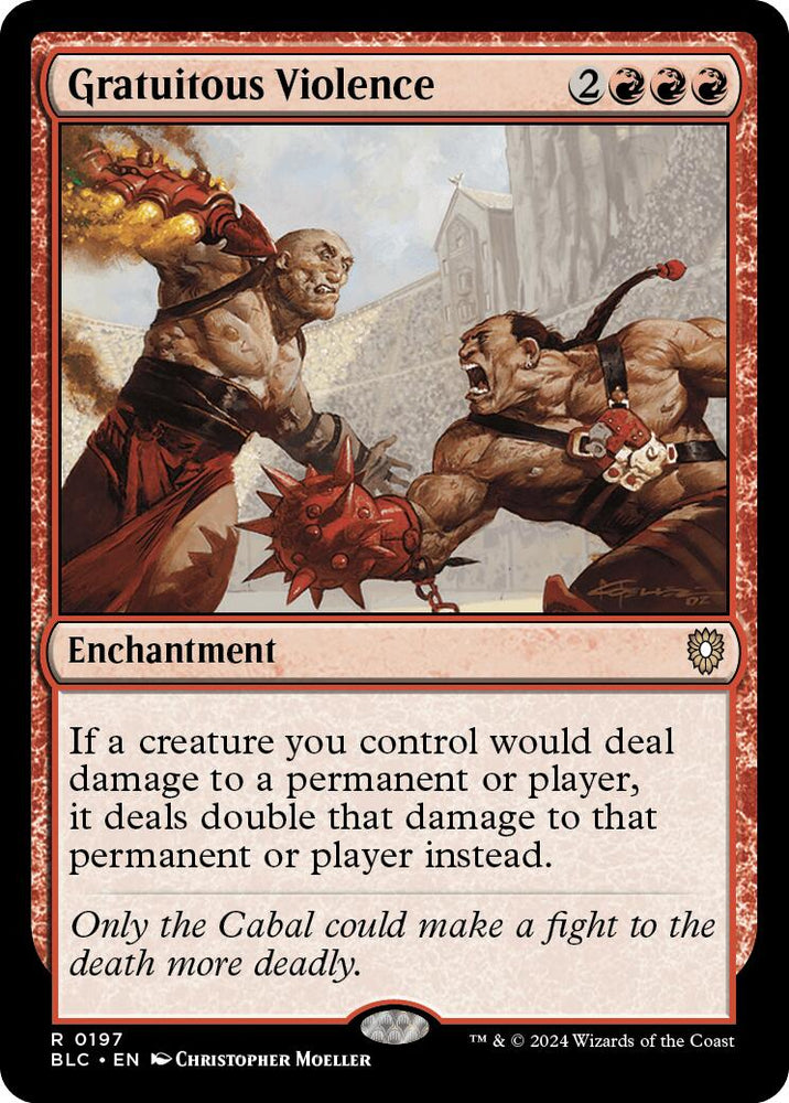 Gratuitous Violence [Bloomburrow Commander] Magic: The Gathering