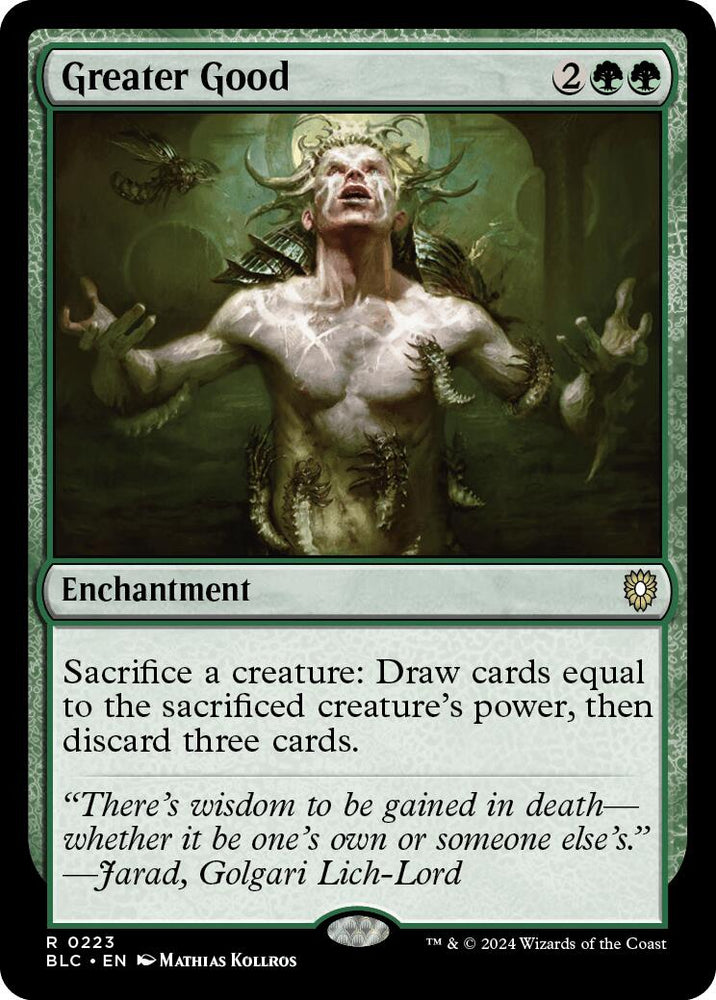 Greater Good [Bloomburrow Commander] Magic: The Gathering