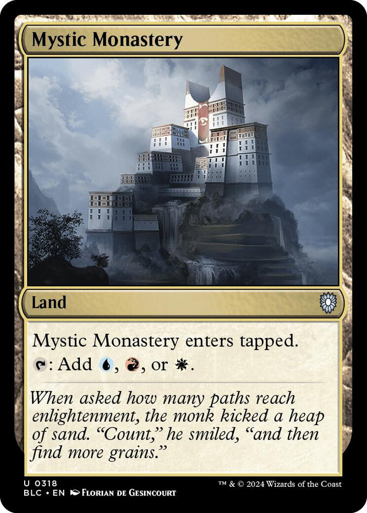 Mystic Monastery [Bloomburrow Commander] Magic: The Gathering