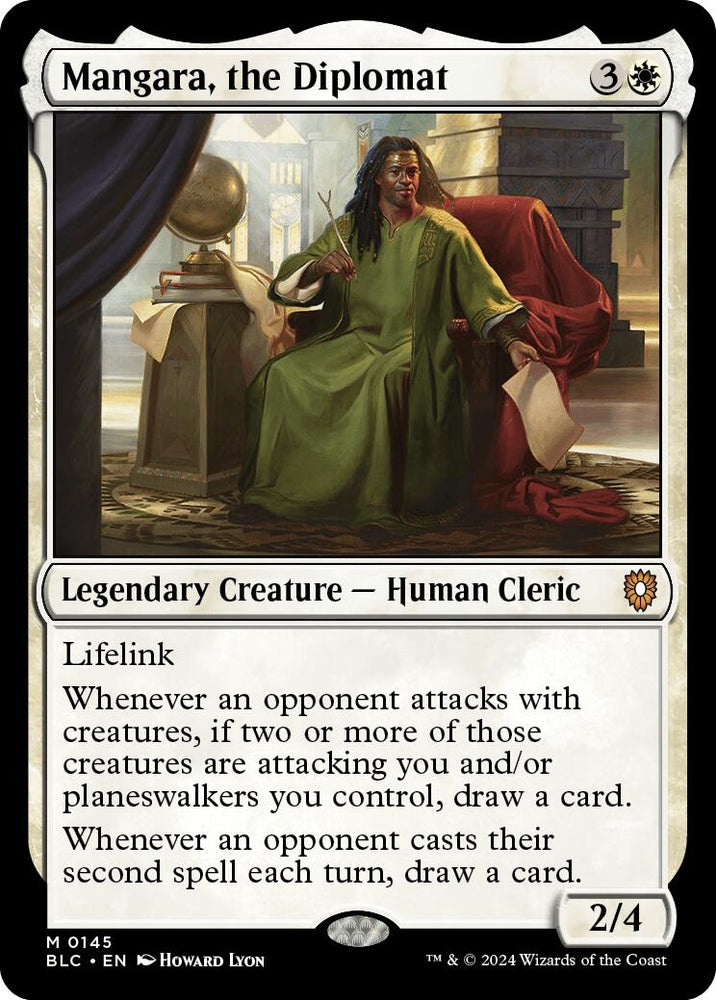 Mangara, the Diplomat [Bloomburrow Commander] Magic: The Gathering