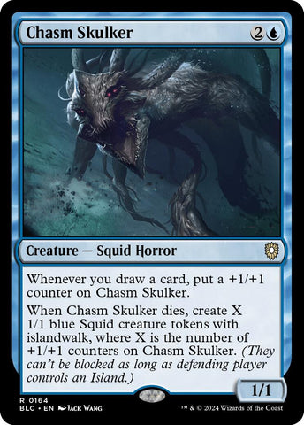 Chasm Skulker [Bloomburrow Commander] Magic: The Gathering