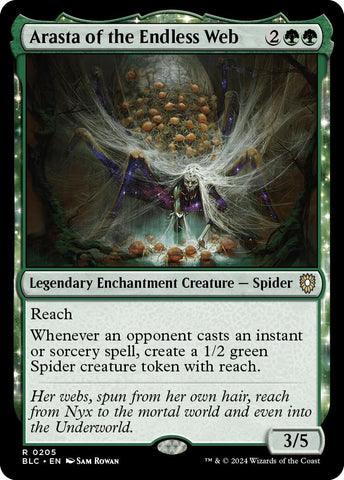 Arasta of the Endless Web [Bloomburrow Commander] Magic: The Gathering