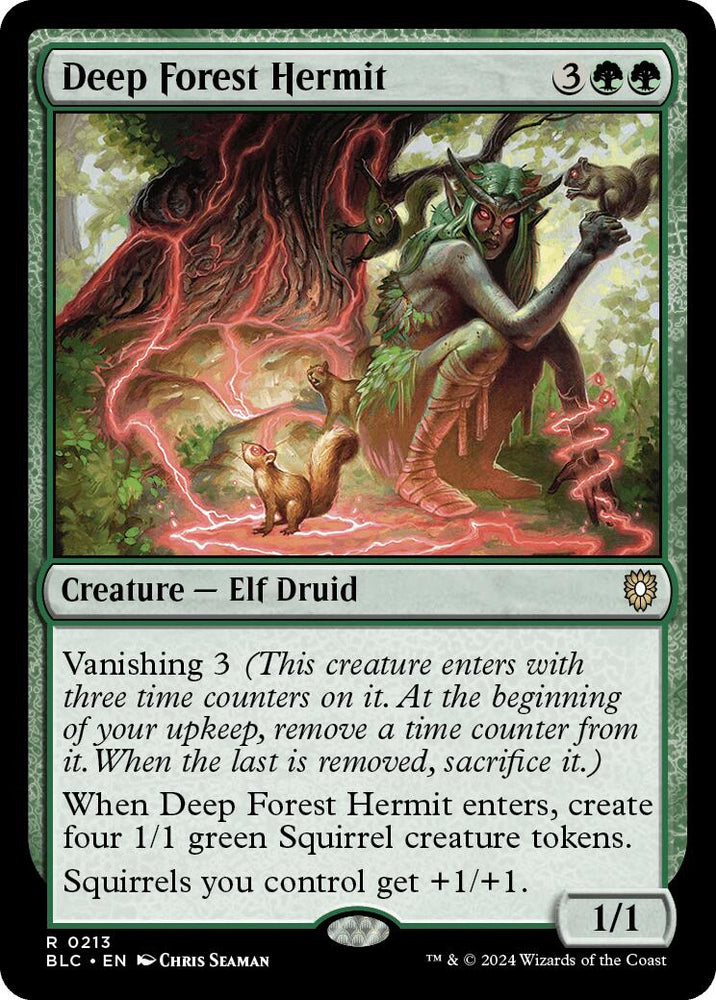 Deep Forest Hermit [Bloomburrow Commander] Magic: The Gathering