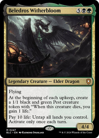 Beledros Witherbloom [Bloomburrow Commander] Magic: The Gathering