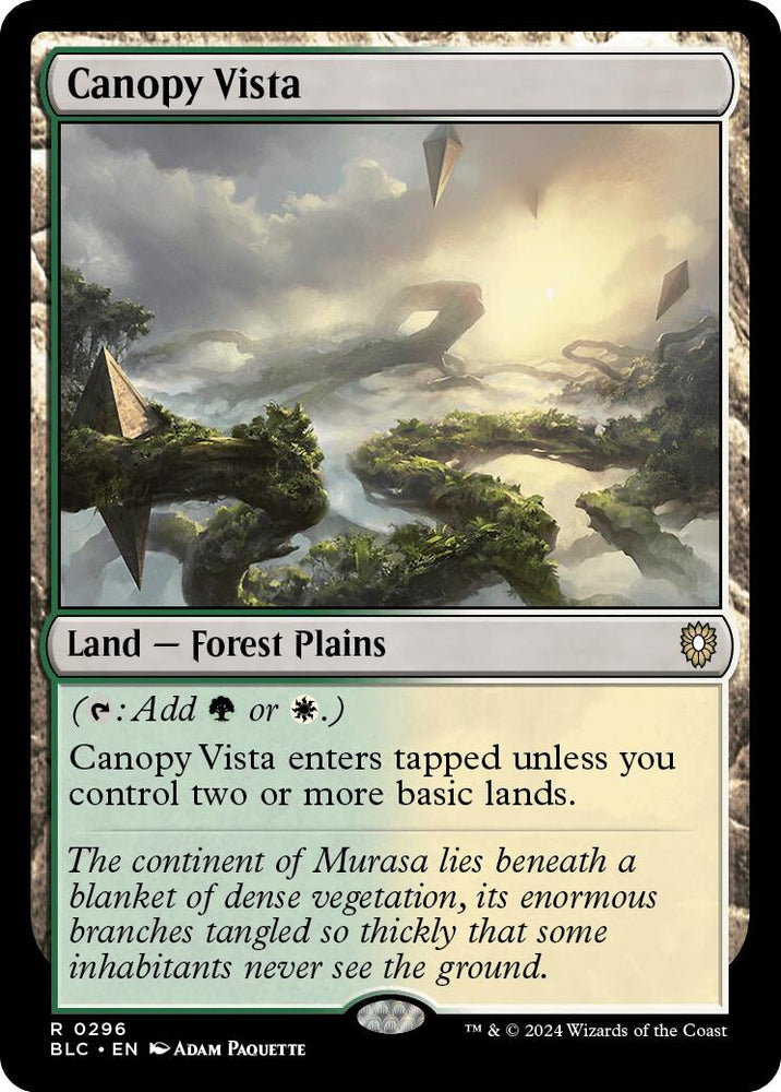 Canopy Vista [Bloomburrow Commander] Magic: The Gathering