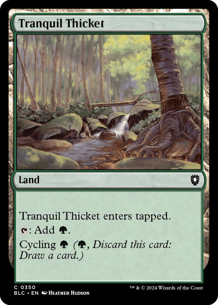 Tranquil Thicket [Bloomburrow Commander] Magic: The Gathering