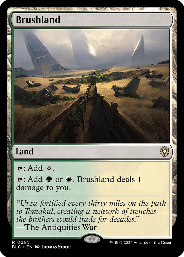 Brushland [Bloomburrow Commander] Magic: The Gathering