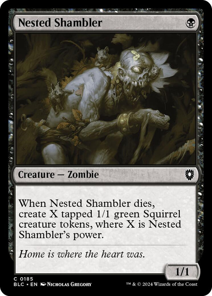 Nested Shambler [Bloomburrow Commander] Magic: The Gathering