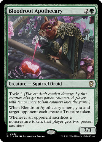Bloodroot Apothecary [Bloomburrow Commander] Magic: The Gathering