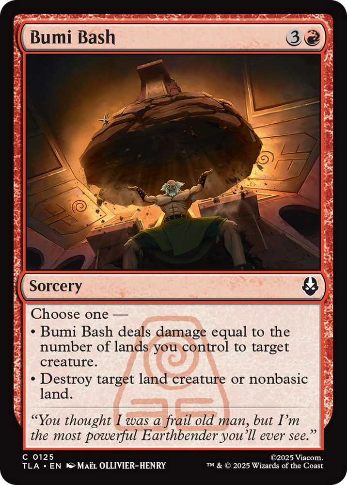 Bumi Bash [Avatar: The Last Airbender] Magic: The Gathering