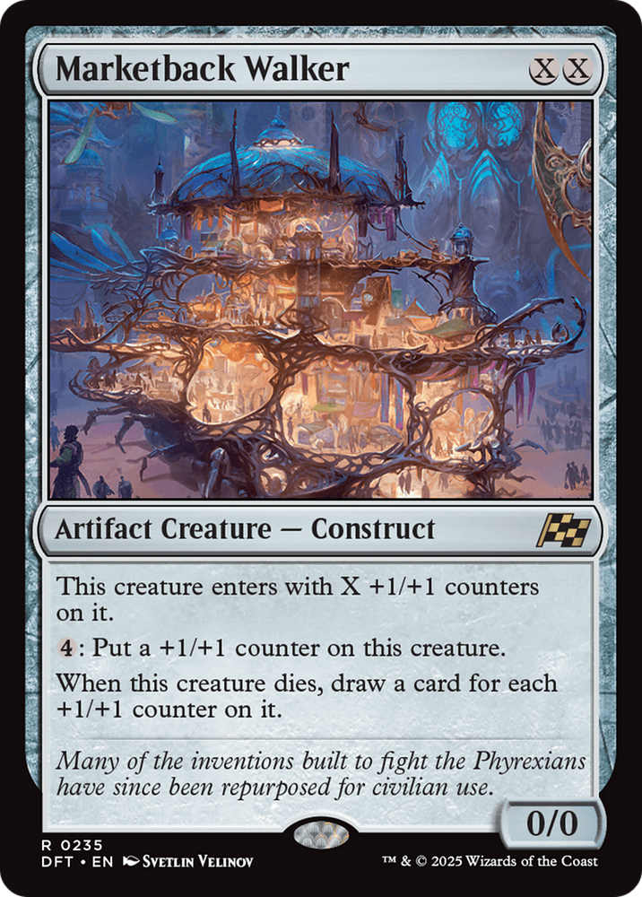 Marketback Walker [Aetherdrift] Magic: The Gathering