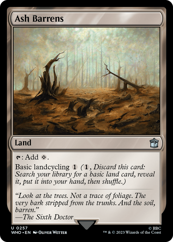Ash Barrens [Doctor Who] Magic: The Gathering