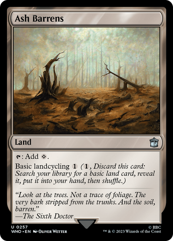 Ash Barrens [Doctor Who] Magic: The Gathering