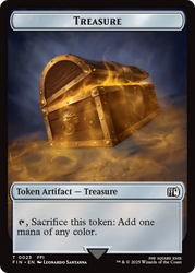 Treasure (0023) // Copy (0001) Double-Sided Token [FINAL FANTASY Tokens] Magic: The Gathering