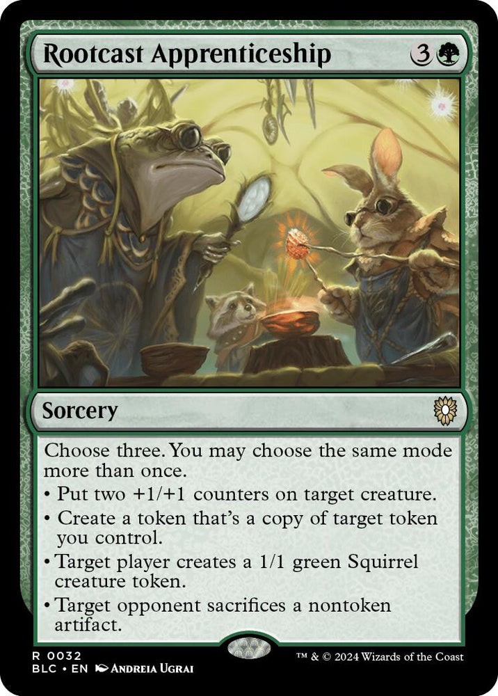 Rootcast Apprenticeship [Bloomburrow Commander] Magic: The Gathering