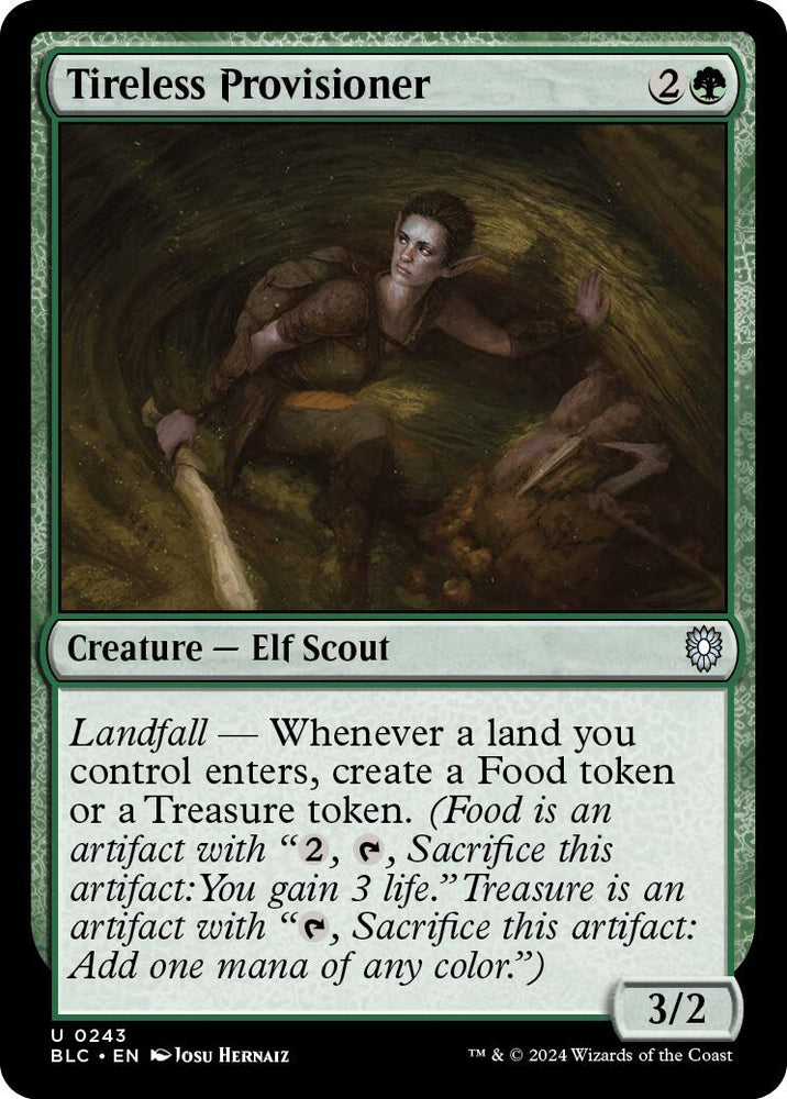 Tireless Provisioner [Bloomburrow Commander] Magic: The Gathering