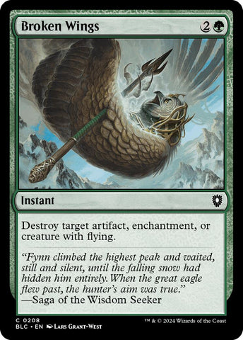 Broken Wings [Bloomburrow Commander] Magic: The Gathering