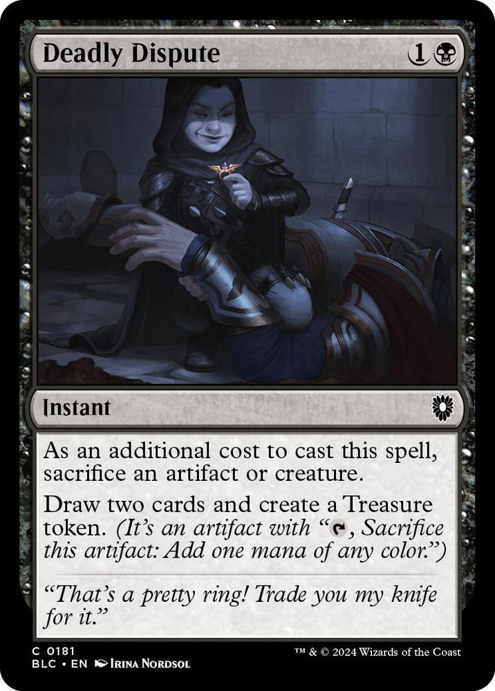 Deadly Dispute [Bloomburrow Commander] Magic: The Gathering