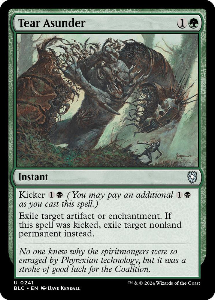 Tear Asunder [Bloomburrow Commander] Magic: The Gathering