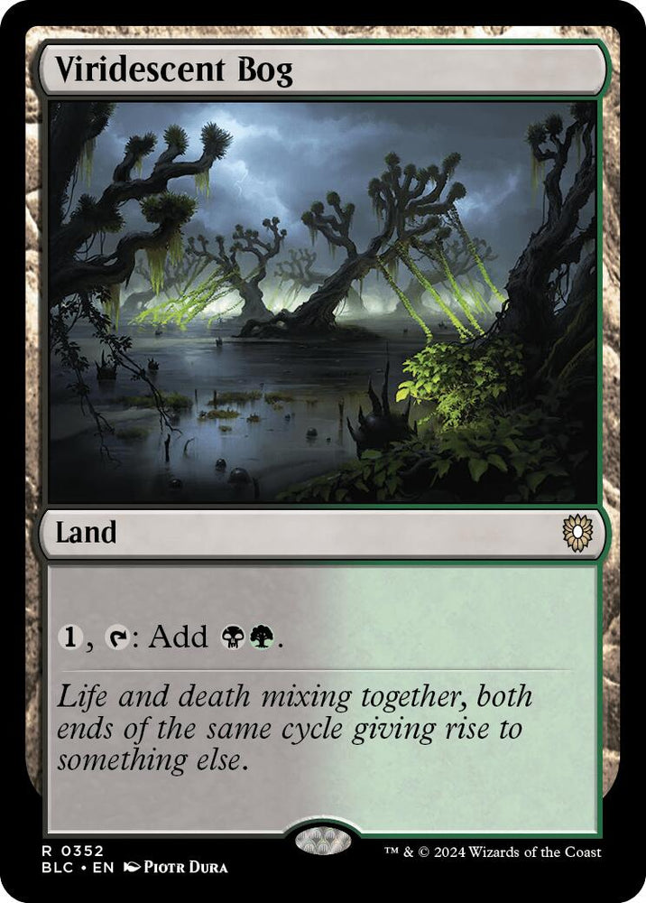 Viridescent Bog [Bloomburrow Commander] Magic: The Gathering