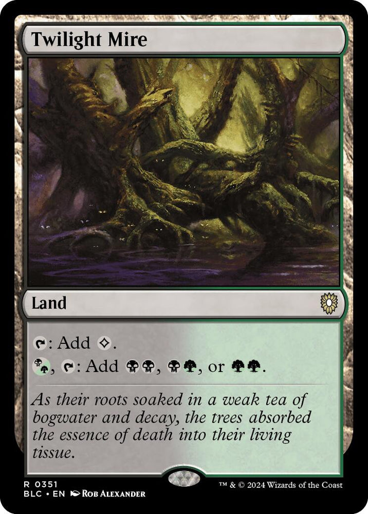 Twilight Mire [Bloomburrow Commander] Magic: The Gathering