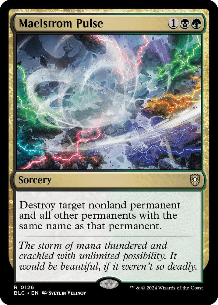 Maelstrom Pulse [Bloomburrow Commander] Magic: The Gathering