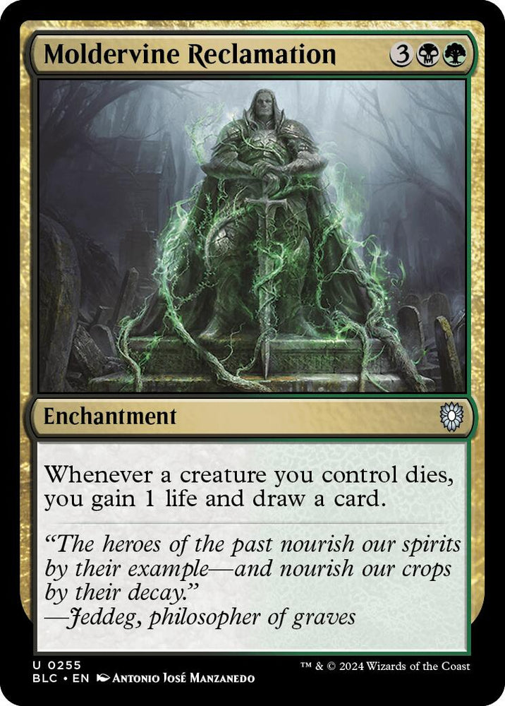 Moldervine Reclamation [Bloomburrow Commander] Magic: The Gathering