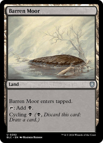Barren Moor [Bloomburrow Commander] Magic: The Gathering