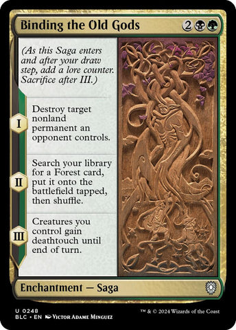 Binding the Old Gods [Bloomburrow Commander] Magic: The Gathering