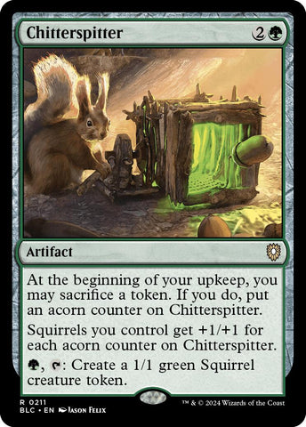Chitterspitter [Bloomburrow Commander] Magic: The Gathering