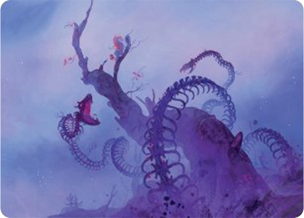 Coiling Rebirth Art Card [Bloomburrow Art Series] Magic: The Gathering