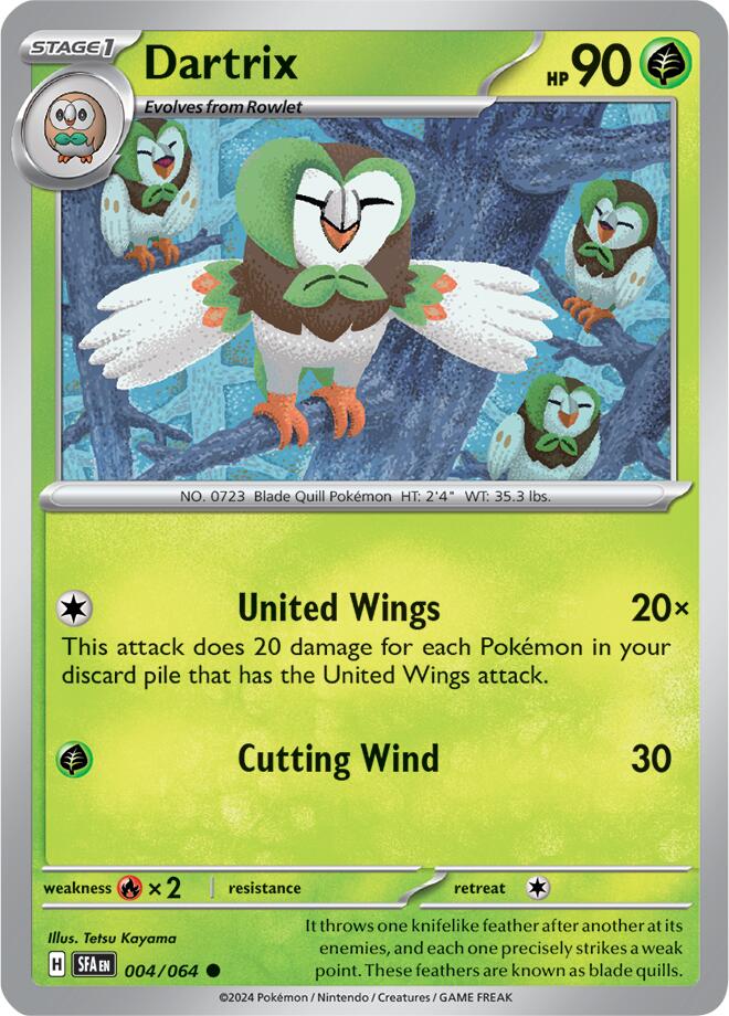 Dartrix (004/064) [Scarlet & Violet: Shrouded Fable] Pokémon