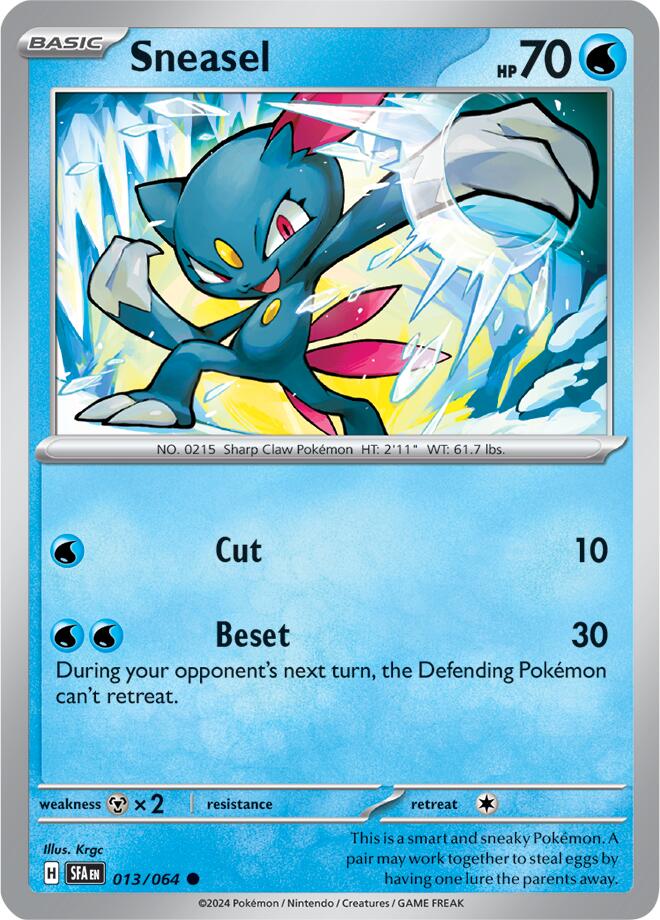 Sneasel (013/064) [Scarlet & Violet: Shrouded Fable] Pokémon