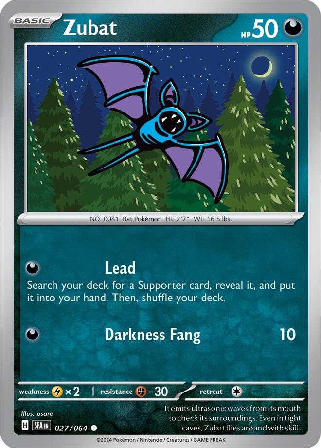 Zubat (027/064) [Scarlet & Violet: Shrouded Fable] Pokémon
