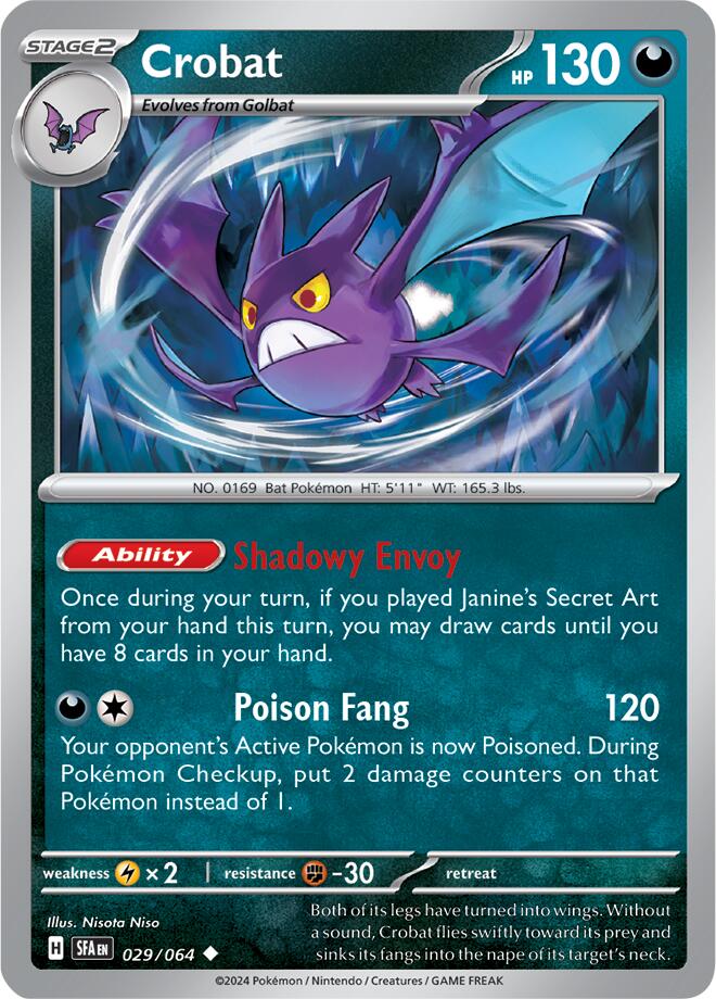 Crobat (029/064) [Scarlet & Violet: Shrouded Fable] Pokémon