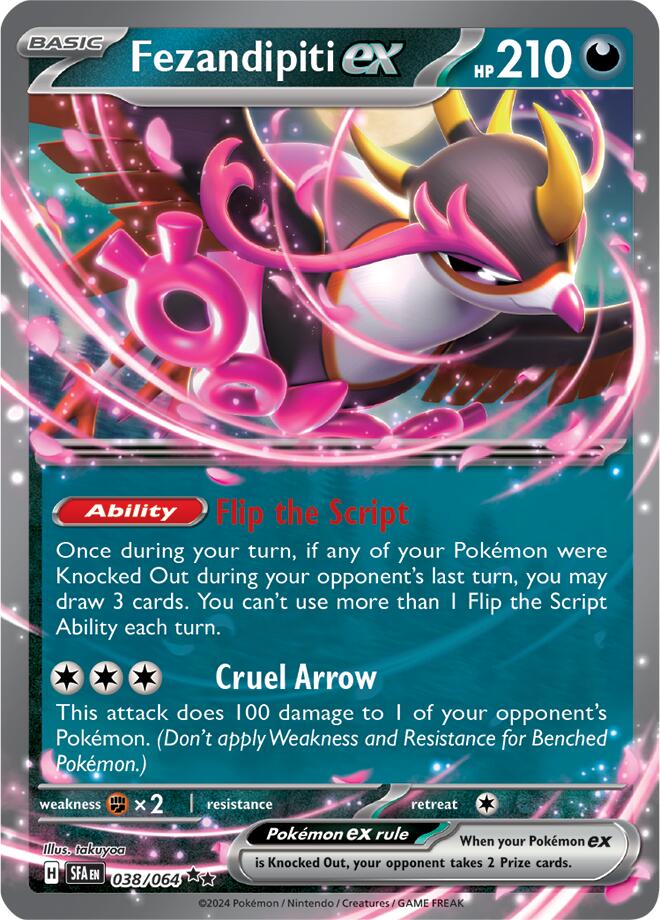 Fezandipiti ex (038/064) [Scarlet & Violet: Shrouded Fable] Pokémon