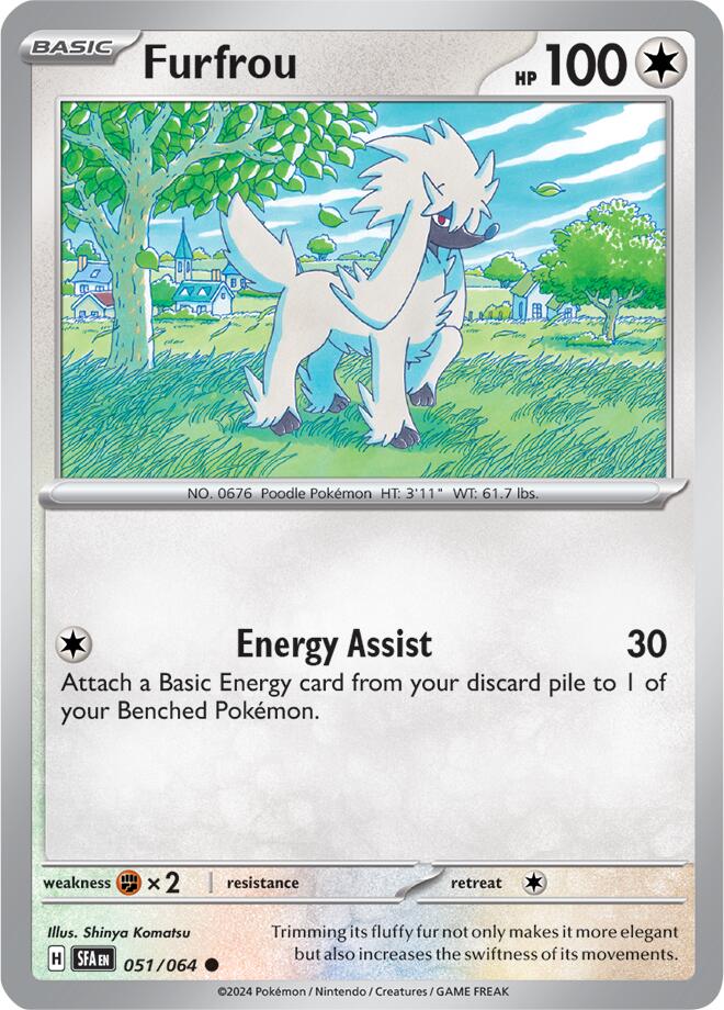 Furfrou (051/064) [Scarlet & Violet: Shrouded Fable] Pokémon