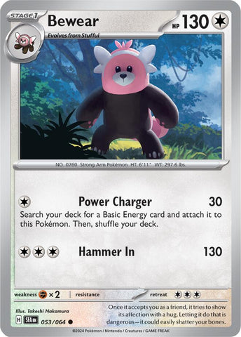 Bewear (053/064) [Scarlet & Violet: Shrouded Fable] Pokémon