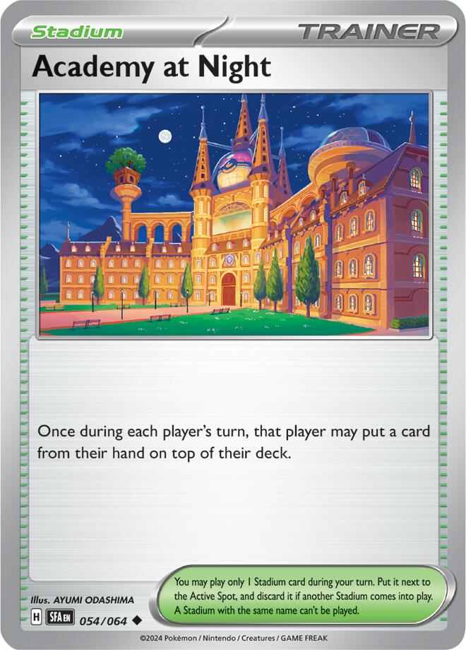 Academy at Night (054/064) [Scarlet & Violet: Shrouded Fable] Pokémon