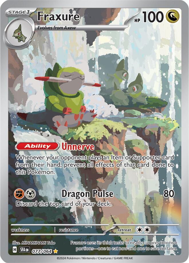 Fraxure (077/064) [Scarlet & Violet: Shrouded Fable] Pokémon