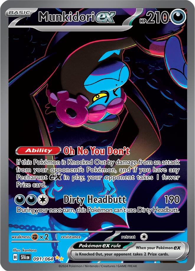 Munkidori ex (091/064) [Scarlet & Violet: Shrouded Fable] Pokémon