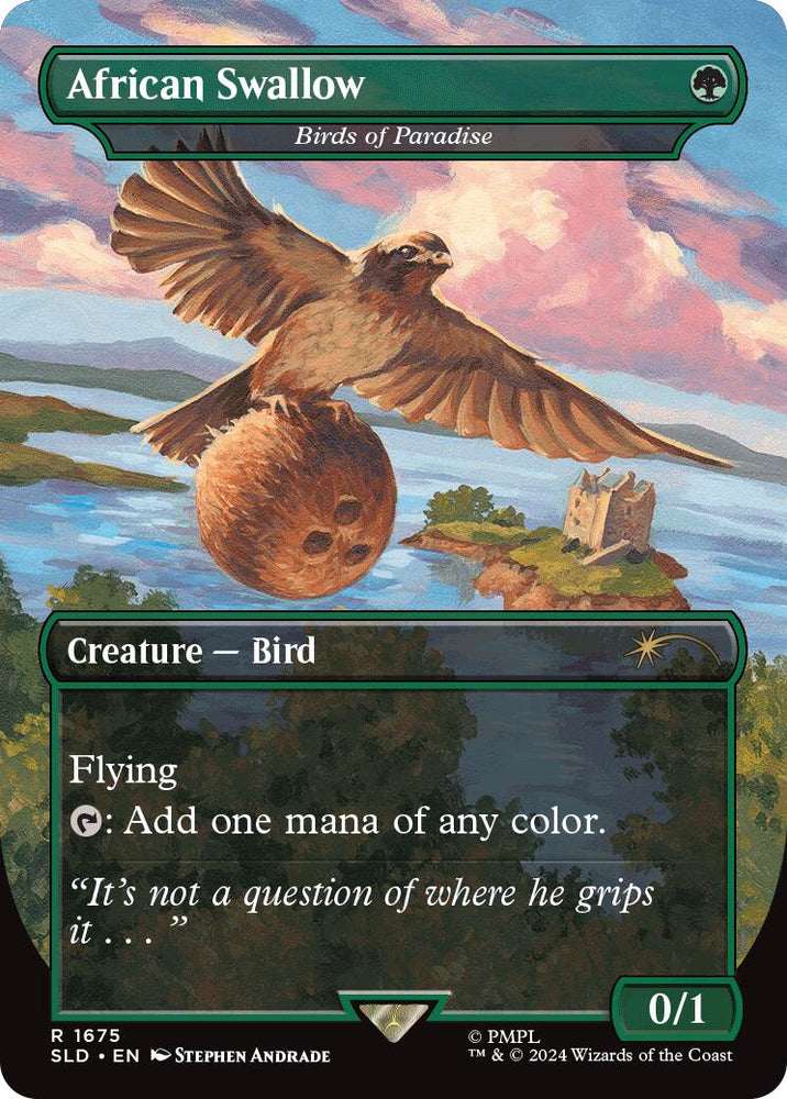 African Swallow - Birds of Paradise [Secret Lair Drop Series] Magic: The Gathering