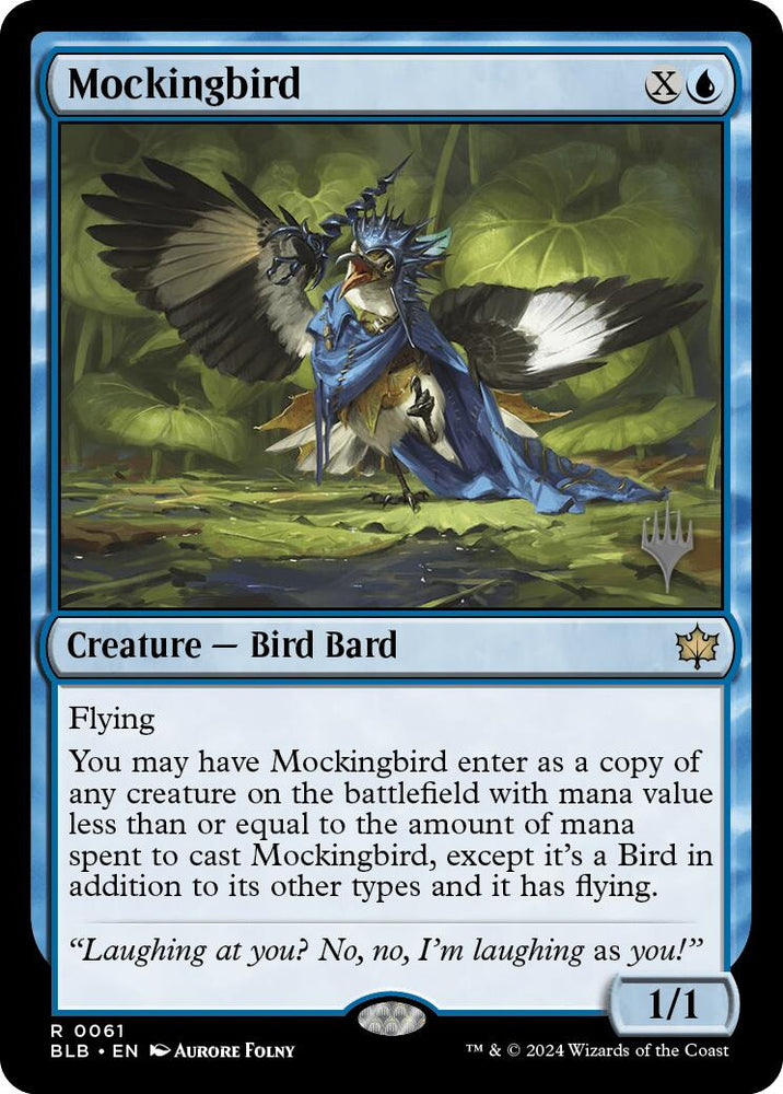 Mockingbird (Promo Pack) [Bloomburrow Promos] Magic: The Gathering