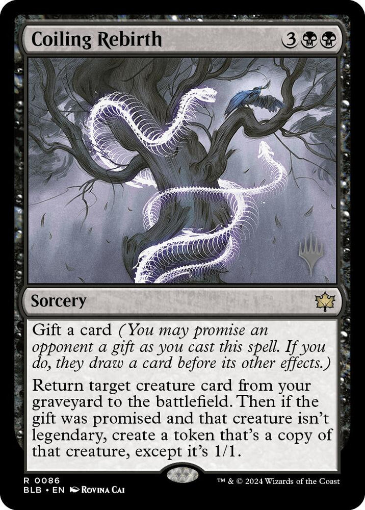 Coiling Rebirth (Promo Pack) [Bloomburrow Promos] Magic: The Gathering