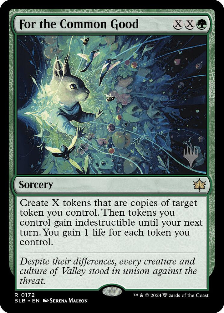 For the Common Good (Promo Pack) [Bloomburrow Promos] Magic: The Gathering