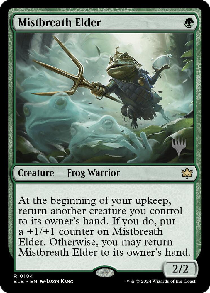 Mistbreath Elder (Promo Pack) [Bloomburrow Promos] Magic: The Gathering