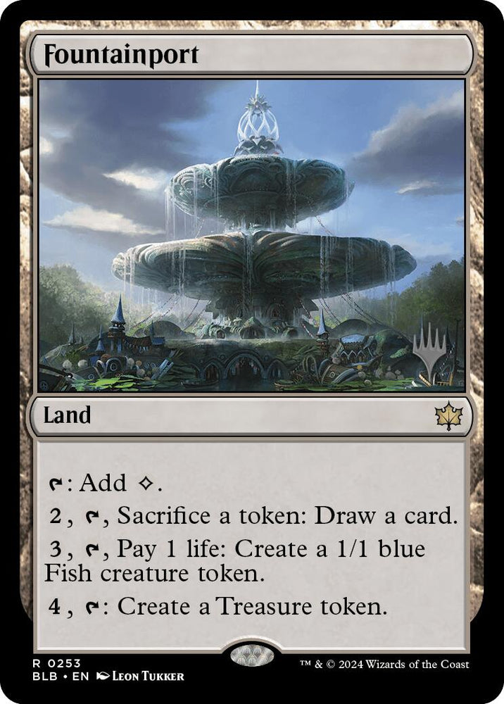Fountainport (Promo Pack) [Bloomburrow Promos] Magic: The Gathering