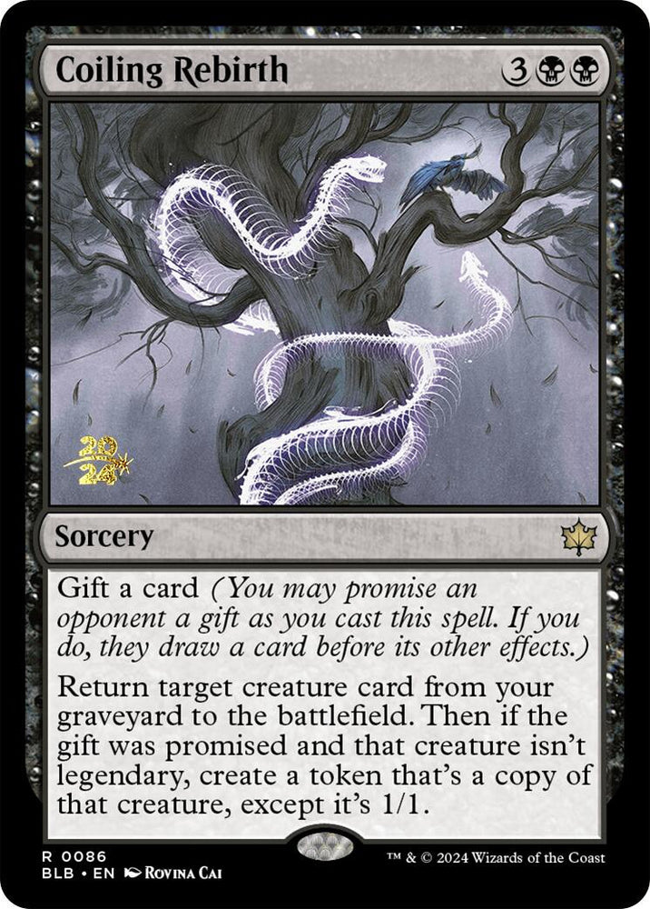Coiling Rebirth [Bloomburrow Prerelease Promos] Magic: The Gathering