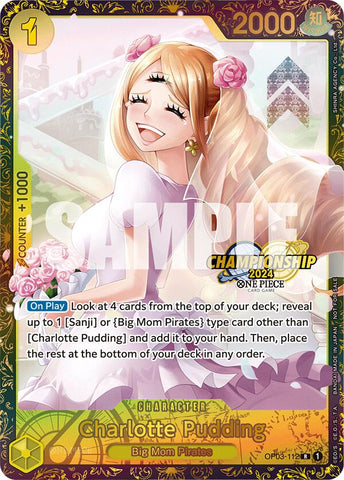 Charlotte Pudding (Championship 2024) [One Piece Promotion Cards] Bandai